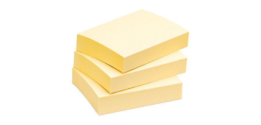 Notes repositionnables jaune classique Post-it 38 x 51 mm - bloc de 100 feuilles