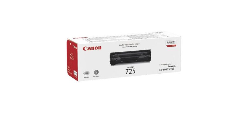 Toner Canon CRG 725 noir pour imprimante laser