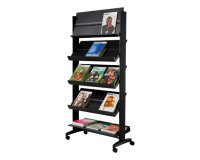 Expositor móvil Easy Display ancho 85.5 cm negro