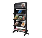 Présentoirs mobiles universels large Easydisplays noir