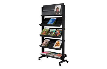 Expositor móvil Easy Display ancho 85.5 cm negro