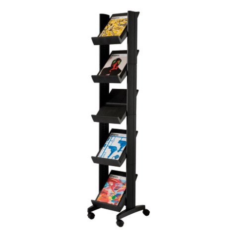 Expositor móvil Easy Display ancho 35 cm negro