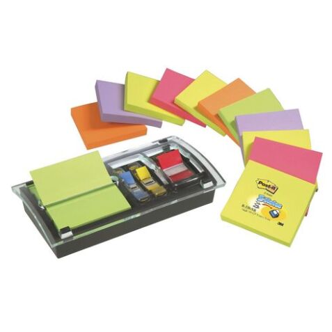 Pack Distribuidor z notas + 12 Blocs Surtidos Post-it