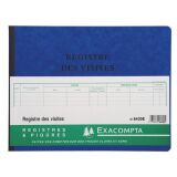 Registre des visites Exacompta 6430E, 24 x 32 cm 80 pages