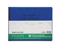 Registre des visites Exacompta 6430E, 24 x 32 cm 80 pages