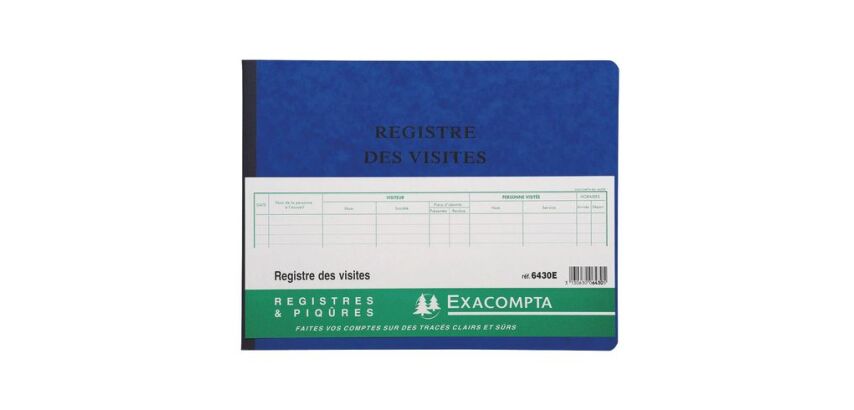 Register für Besuche Exacompta 6430E