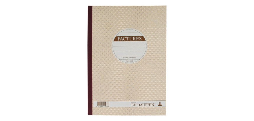 Cahier de facture Manifold Le Dauphin autocopiant A4 50 pages triple exemplaires