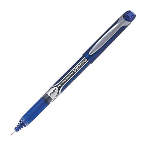 Bolígrafo roller Pilot Hi-tecpoint V10 Grip azul