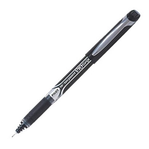 Bolígrafo roller Pilot Hi-tecpoint V10 Grip negro