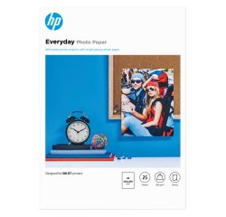 Papel fotográfico brillante HP Everyday A4 200 g - 25 hojas