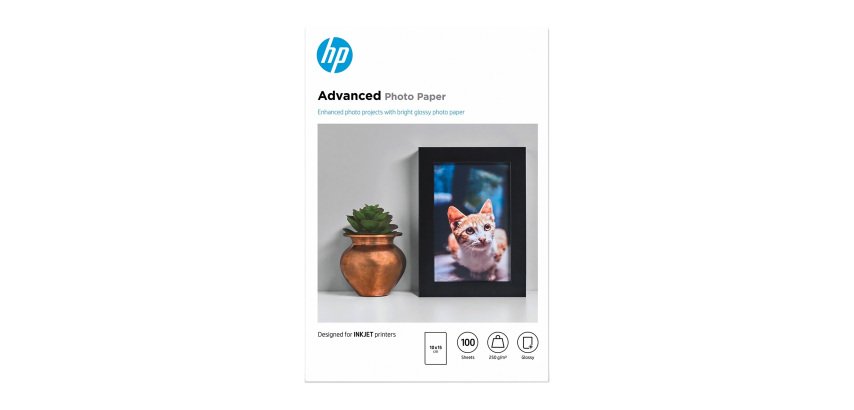 HP Glossy Photo Paper 10 x 15 cm 250 g - 100 sheets