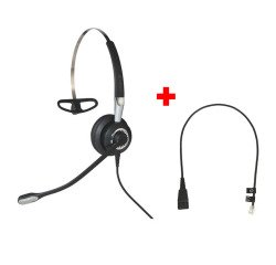Casque Jabra Biz2400 II - 1 écouteur + cordon