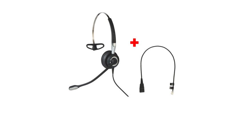 Casque Jabra Biz2400 II - 1 écouteur + cordon