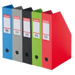Zeitschriftenhalter Classic-Box Esselte in klassischen Farben - Rücken 7 cm