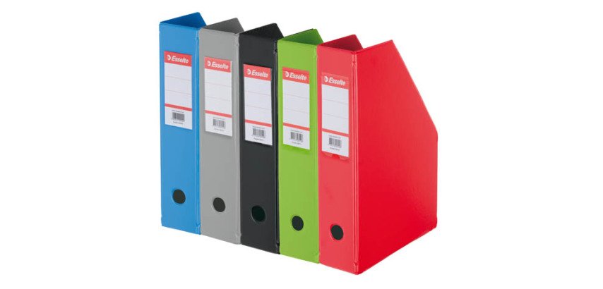 Range-revues Esselte Classic-box couleurs classiques assorties dos 7 cm