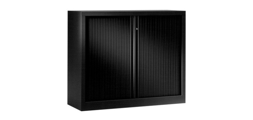 Armoire hauteur comptoir à rideaux monoblocs Eco-conçues 100 x 120 cm