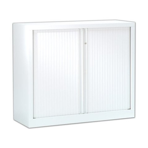 Armoire hauteur comptoir à rideaux monoblocs Eco-conçues 100 x 120 cm