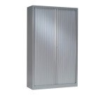Armoire haute à rideaux monoblocs Eco-conçues 198 x 120 cm corps aluminium
