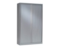 Armoire haute à rideaux monoblocs Eco-conçues 198 x 120 cm corps aluminium