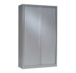 Armoire haute à rideaux monoblocs Eco-conçues 198 x 120 cm corps aluminium