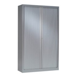 Armoire haute à rideaux monoblocs Eco-conçues 198 x 120 cm corps aluminium
