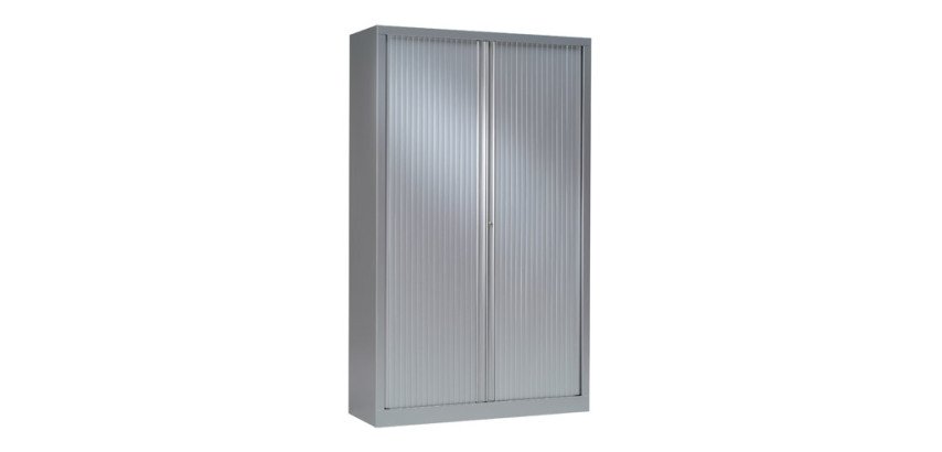 Armoire haute à rideaux monoblocs Eco-conçues 198 x 120 cm corps aluminium