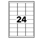 Etiquette adresse laser recyclée 63,5 x 33,9 mm Avery LR 7159-100 blanche - Boîte de 2400