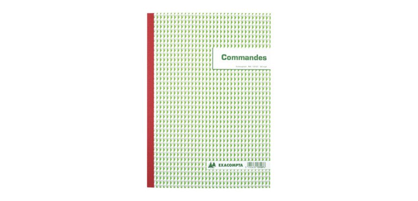 Order book Manifold Exacompta auto-copy A4 50 pages triple exemplaries