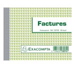 Carnet de facture Manifold Exacompta autocopiant 10,5 x 13,5 cm 50 pages double exemplaires