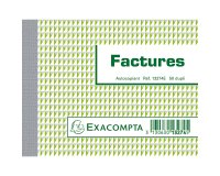 Manifold facture Exacompta autocopiant 10,5 x 13,5 cm 50 pages double exemplaires