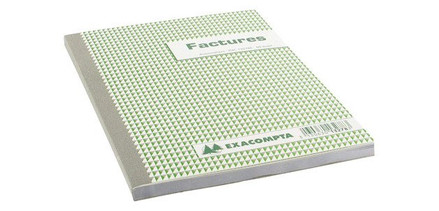 Manifold Rechnung Exacompta selbstkopierend 14,8 x 21 cm - 50 Blatt - Zwei Stück
