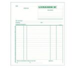 Cahier de livraison Manifold Exacompta autocopiant 21 x 18 cm 50 pages double exemplaires