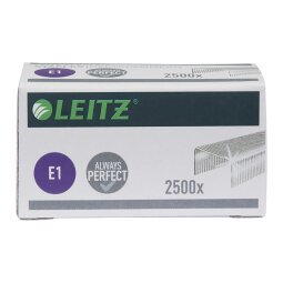 Agrafe Leitz E1 pour agrafeuse électrique 5532 galvanisée - Boîte de 2500