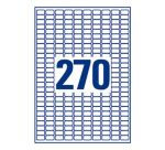 Étiquettes enlevables Avery 17,8 x 10 mm L 4730 25 - Boîte de 6750