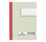 Carnet Manifold Exacompta quadrillé 5 x 5 14,8 x 10,5 cm 50 pages triple exemplaires