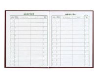 Registre corrigé courrier à l'arrivée Le Dauphin 41145