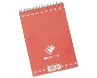 Spiralen stenoblok A5 14,8 x 21 cm gelijnd wit 90 vellen