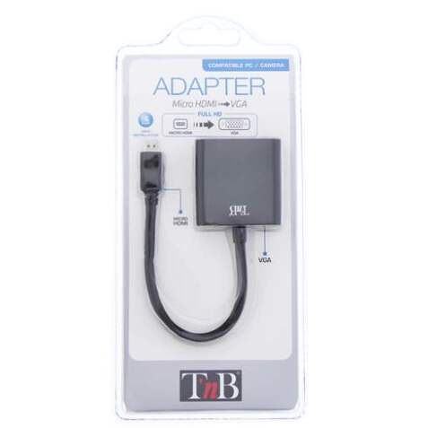 Adaptador de micro HDMI a VGA de T'nB