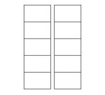 Carte de visite Avery Quick and Cleanformat 85 x 54 mm blanche - 270 gr -Pochette de 100