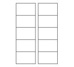 Carte de visite Avery Quick and Cleanformat 85 x 54 mm blanche - 270 gr -Pochette de 100