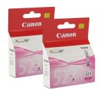 Canon CLI 521M Pack cartouche de 2 magenta pour imprimante jet d'encre