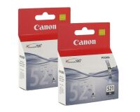 Inktcartridge Canon CLI 521 BK zwart pack van 2