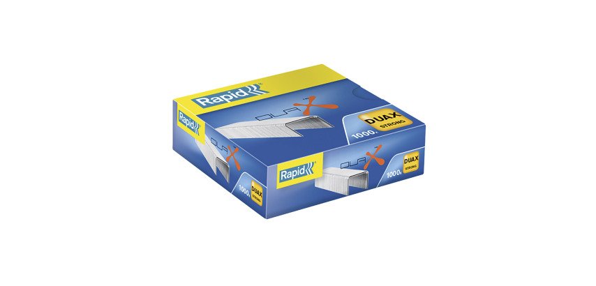 Box von 1000 Heftklammern Rapid Duax