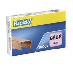 Agrafe Rapid bébé 8/4 cuivrée - Boîte de 1000