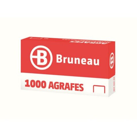 Grapas Bruneau 8/4 cobreadas Caja de 1000