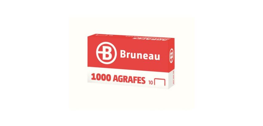 Staple Bruneau N°10 galvanized - Box of 1000