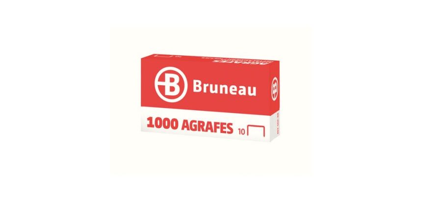 Agrafe Bruneau N°10 galvanisée - Boîte de 1000