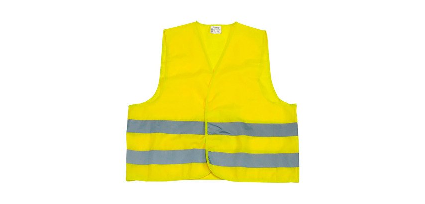 Viso gilet haute visibilité Basic - mixte - à scratch - Jaune fluo