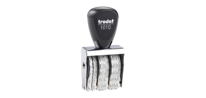 Trodat 1010 Fechador manual 26 x 4 mm monocromo