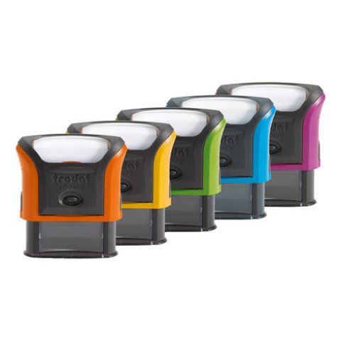 Trodat Printy 4912 sello con texto personalizado 4 lineas 47 x 18 mm multicolor